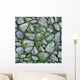 Seamless Stones Texture Vector Illustration (Mossy) Wall Decal