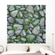 Seamless Stones Texture Vector Illustration (Mossy) Wall Decal
