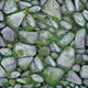 Seamless Stones Texture Vector Illustration (Mossy) Wall Decal