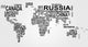 World Map with Country