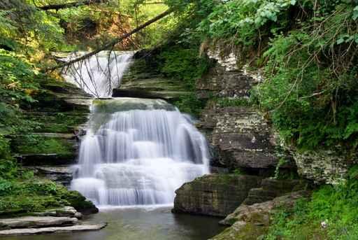 Rainbow Falls Wall Mural