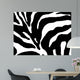 Abstract Zebra Print Wall Decal