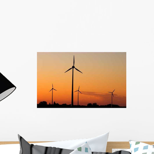 Wind Generators Sunrise Wall Decal