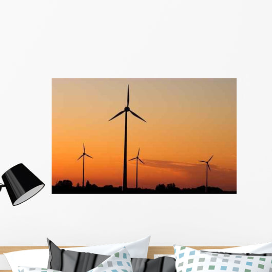 Wind Generators Sunrise Wall Decal