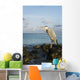 Portrait Maldivian Gray Heron Wall Mural