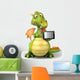 Dragon and Tablet Wall Decal