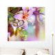 Abstract Flower Design Wall Mural