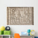 Hieroglypic Carvings on an Egyptian Temple Wall Mural