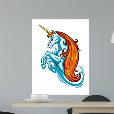 Fantasy Unicorn shown on a wall