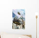 Steampunk Flying Boat Ship Wall Mural