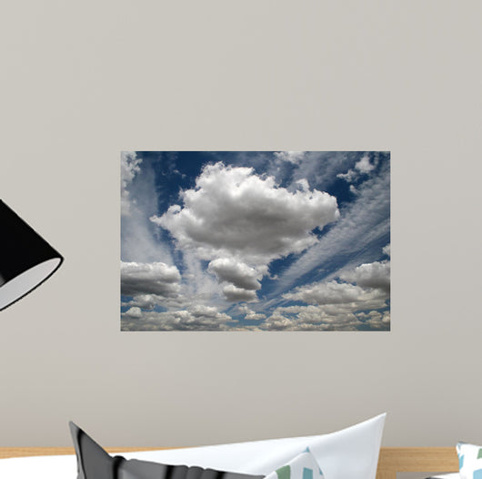 Sky with Strange Clouds Wall Decal