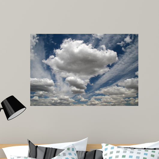 Sky with Strange Clouds Wall Decal