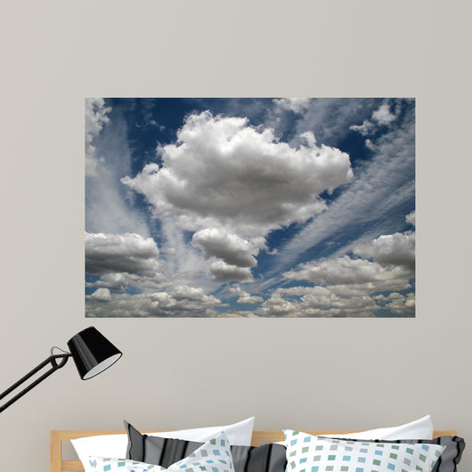 Sky with Strange Clouds Wall Decal