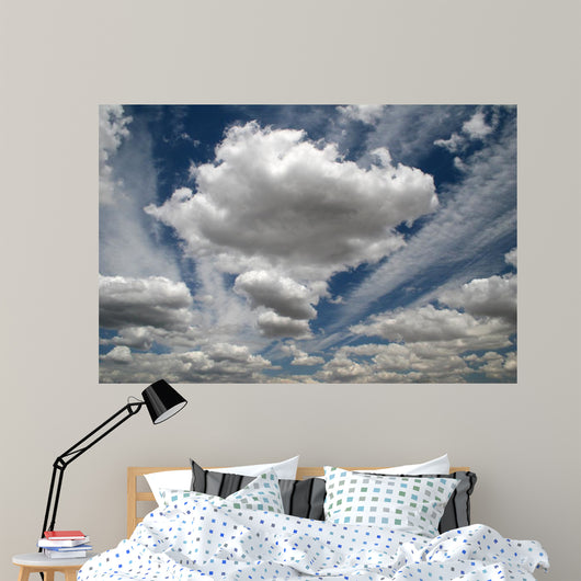 Sky with Strange Clouds Wall Decal
