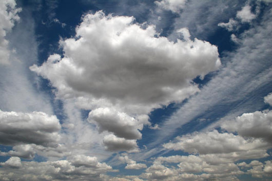Sky with Strange Clouds Wall Decal