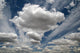 Sky with Strange Clouds Wall Decal