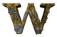 Steampunk Letter W Wall Decal