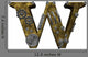 Steampunk Letter W Wall Decal