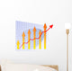 Barchart Arrow up Wall Decal