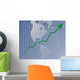 Chart Americas up Wall Mural
