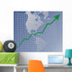 Chart Americas up Wall Mural