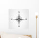 True North Compass Wall Decal