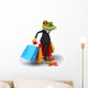 Business Frog Wall Decal
