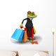 Business Frog Wall Decal