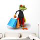 Business Frog Wall Decal
