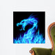 Blue Fire Dragon Wall Mural