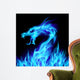 Blue Fire Dragon Wall Mural