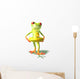Frog Will Swim With a Buoy Duck Wall Decal