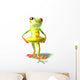 Frog Will Swim With a Buoy Duck Wall Decal