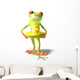Frog Will Swim With a Buoy Duck Wall Decal