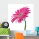 Red Gerber Daisy Wall Decal