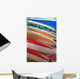 Brightly Colored Rental Surfboards