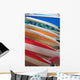 Brightly Colored Rental Surfboards