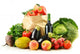 Raw Vegetables and Shopping Wall Decal