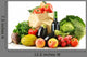 Raw Vegetables and Shopping Wall Decal