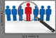 magnifying glass team Wall Decal