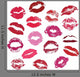 Collection of Kisses Wall Decal