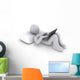 Person Lying down with Wall Decal