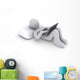 Person Lying down with Wall Decal