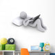 Person Lying down with Wall Decal