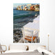 Small tavern in Small Venice of Mykonos island Wall Mural