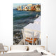 Small tavern in Small Venice of Mykonos island Wall Mural