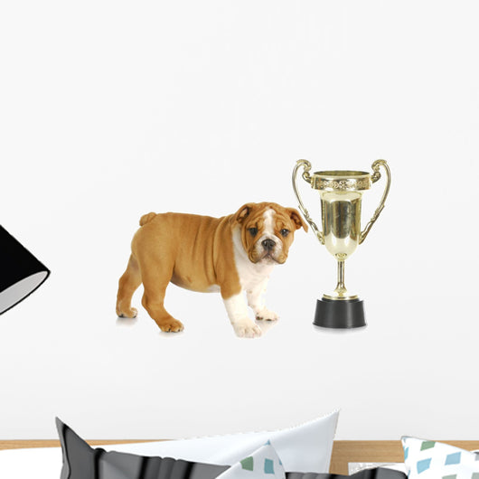 Puppy with Trophy