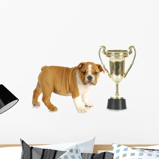 Puppy with Trophy