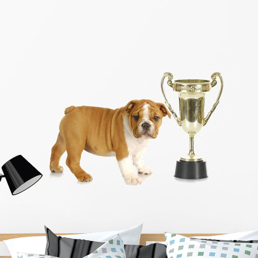Puppy with Trophy