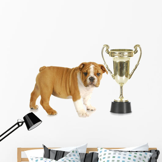 Puppy with Trophy
